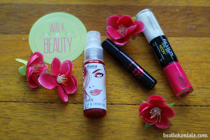 BDJ Box Jan-Feb 2014 Ellana Cheek Tint, Yves Rocher Mascara, Revlon Nail Art