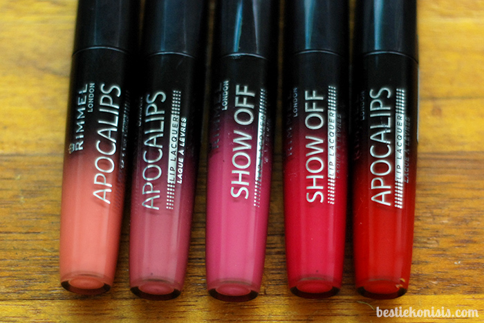 Rimmel Apocalips Show Off Lip Lacquers Review