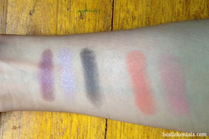 avon over nature eyeshadow makeup palette swatches