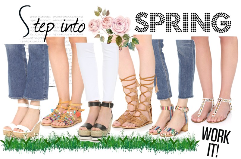 Spring Summer SS16 sandals, flats, heels, wedges, platforms